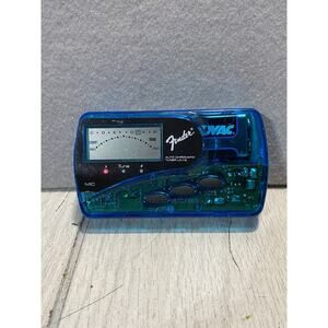 Fender Auto Chromatic Tuner LX-12 See Through Blue Green